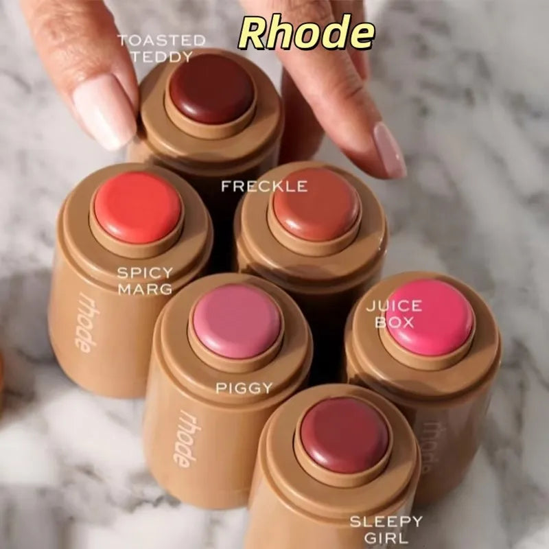 Rhodeskin Lip Gloss Lip Balm Smoothing Lipstick Lines Lasting Nourishing Women Daily Care Makeup Moisturizer Blush Spring Gift