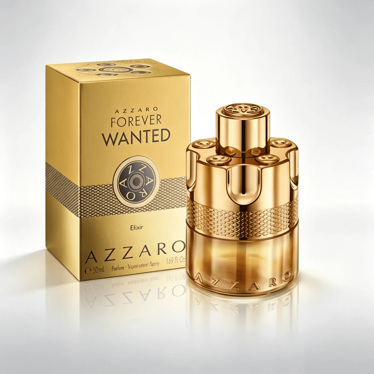 Azzaro Forever Wanted Elixir Perfume Spray 3.38 Fl Oz 100ml For Men Long‑Lasting Leather Accord Raspberry Woody Fruity Scent Natural Spray Luxury Men Fragrance Gift