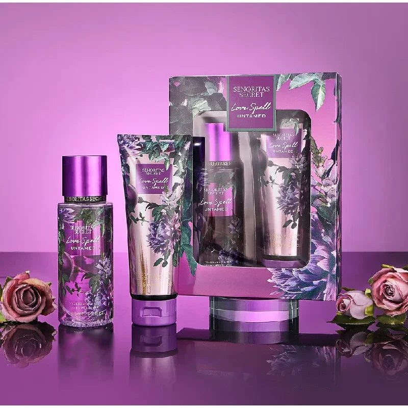 Perfume And Body Lotion Set,Luxury Floral Fruity Women Cream Vanilla Fragrance,Moisturizing Exfoliating,Fresh Sweet Body Spray