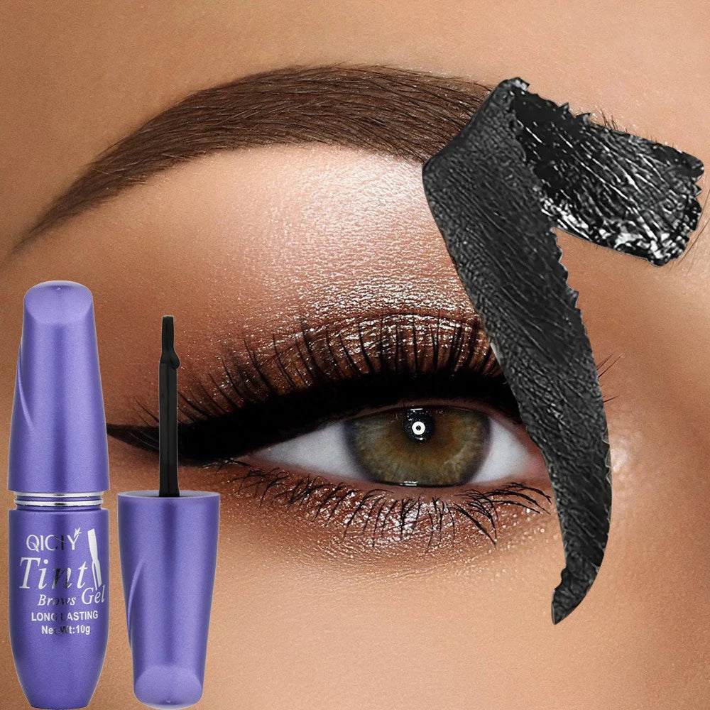 New Tattoo Peel Off Eyebrow Gel Tint Semi Permanent Brow Tint Waterproof Lasting Transfer-proof for Fuller Defined Looking Brows