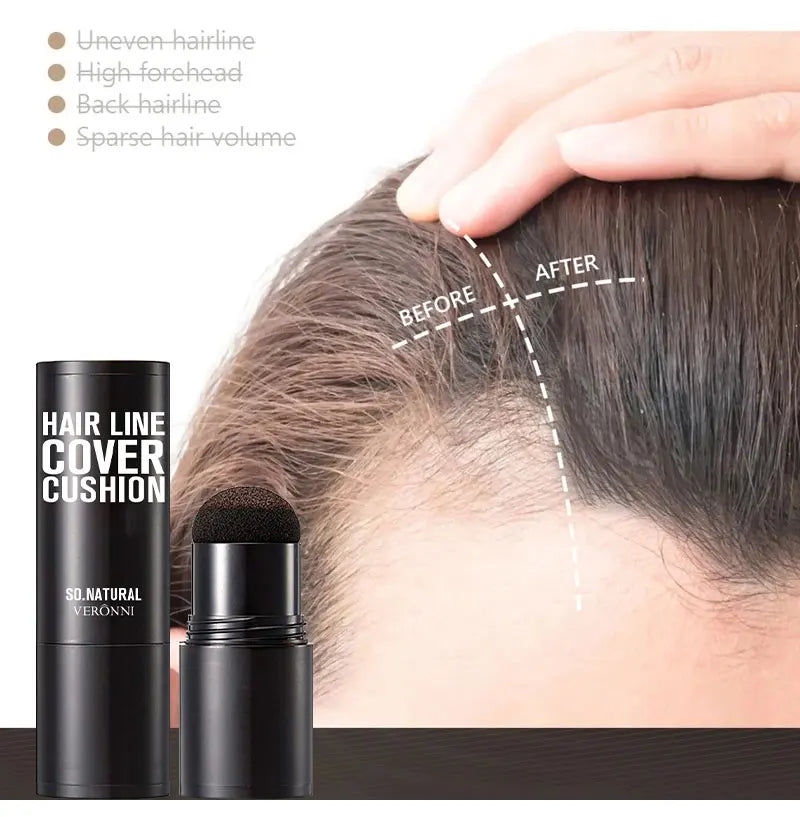 Instant Hairline Powder, Fast Covering Hair Root Concealer, Eyebrow and Beard Lines, and Long-lasting Wind and Sweat Resistant