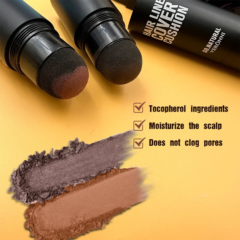 Instant Hairline Powder Fast Covering Hair Root Concealer Eyebrow and Beard Lines, and Long-lasting Wind and Sweat Resistant
