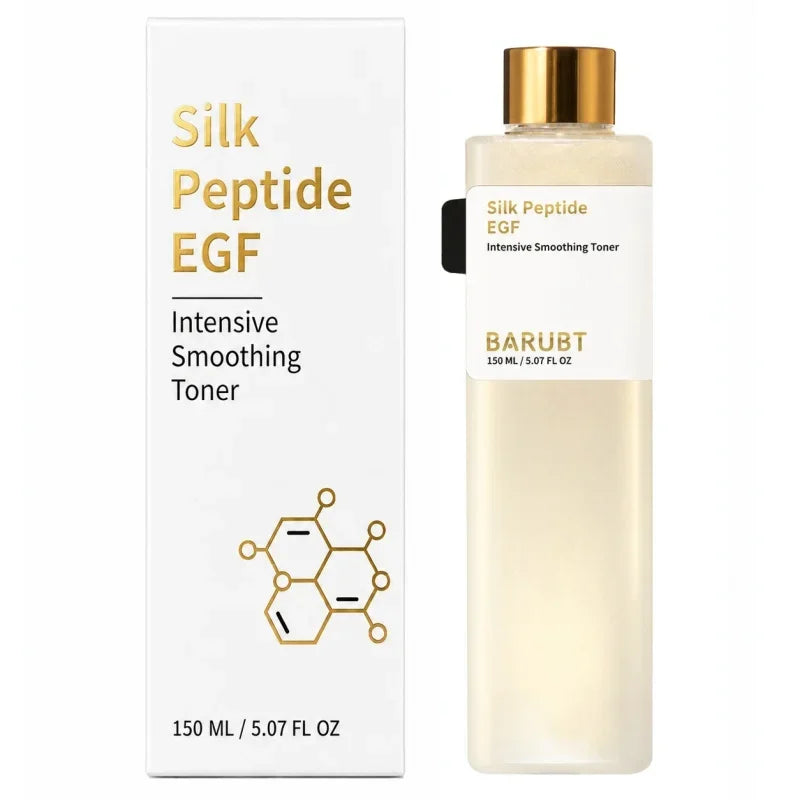 Silk Peptide EGF Facial Toner Gold Particle Smoothing Essence Water Deep Hydration Moisturizing Face Liquid Daily Korea Skincare