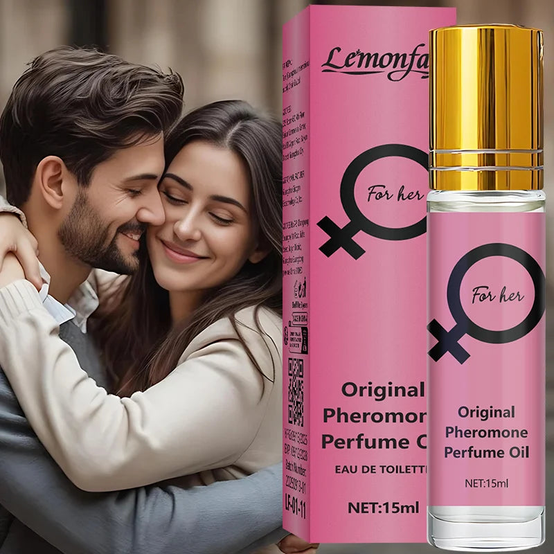 Lemonfay For Her Original Pheromone Perfume Oil - 15ml Portable Roll-On Fragrance, Long-Lasting Intimate Scent for Women