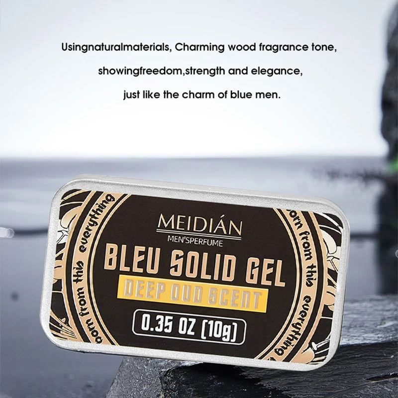 Men Solid Cologne Long-lasting Fragrance Men Deodorant Set 4 In A Box Portable Woman Floral Scent Solid Balm Gel Light Fragrance