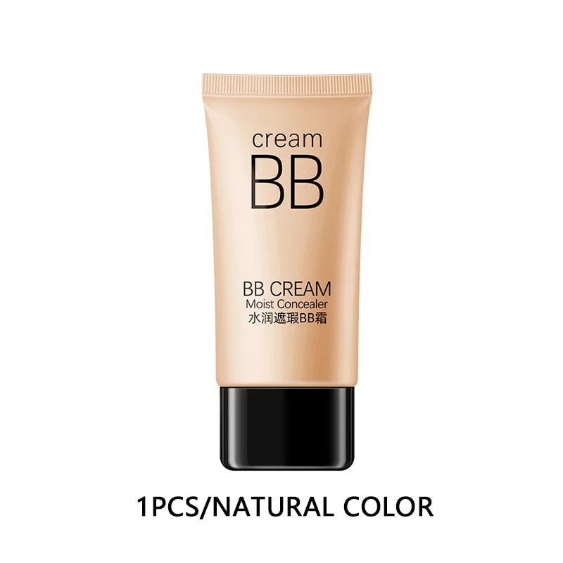 BB Cream Concealer, Lasting Moisturizing, Nude Makeup Liquid Foundation Isolating Cream, Water Light CC Cream
