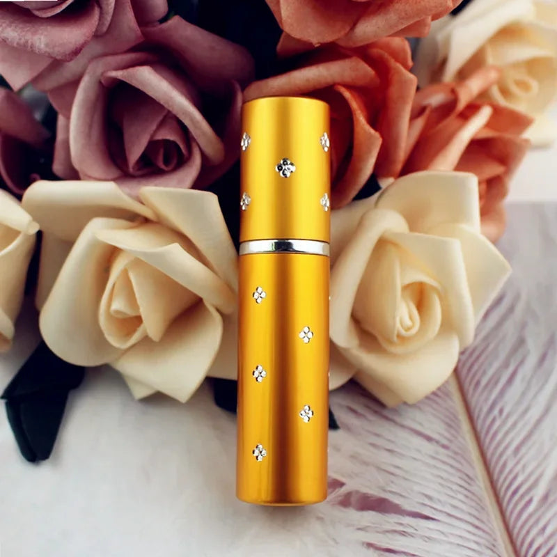 1PC 5ml Small Portable Perfume Bottle 10ml Empty Perfume Atomizer Metal Spray Pump Bottles