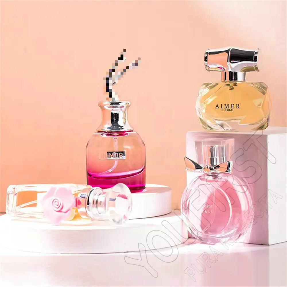 Classic Brand Perfume Women Eau de Parfum Femme 100ml Club De Nuit Perfumes Feminino Gift Box 4Pcs Set Floral Fruity Scent Spray