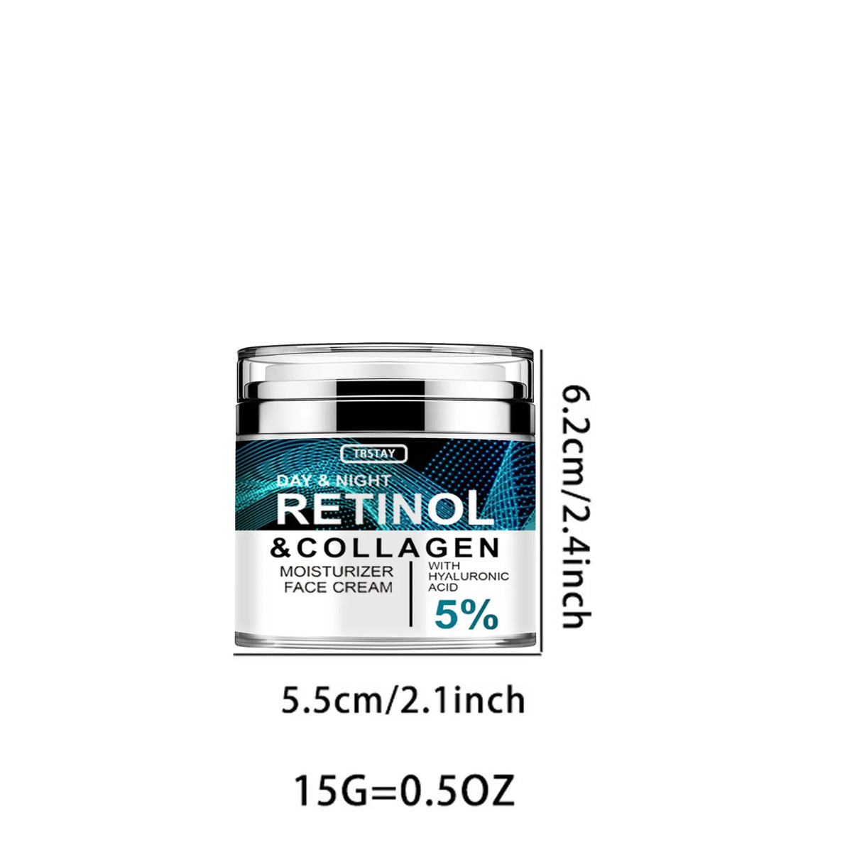 Collagen Retinol Hyaluronic Acid Cream, Retinol and Collagen Face Cream, Anti Againg Collagen Retinol Hyaluronic Acid Cream