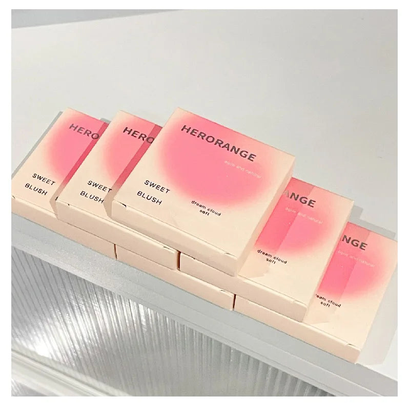 HERORANGE Powder Blusher Natural Matte Color Low Saturation Nude Korean Pure sexy New Powder Blusher