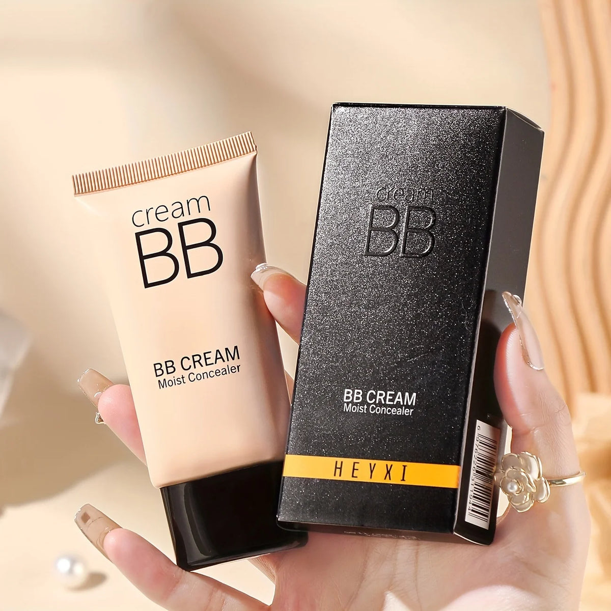 BB Cream Concealer, Lasting Moisturizing, Nude Makeup Liquid Foundation Isolating Cream, Water Light CC Cream