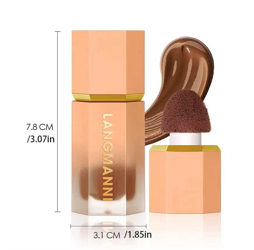 Three Color Liquid Contour Liquid Cosmetic Concealer to Enhance the Three-Dimensional Sense of Facial Contour and Keep Fit