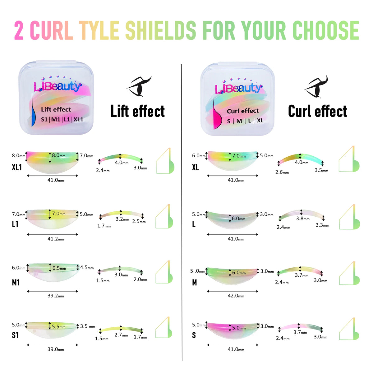 Libeauty Silicone Eyelash Perm Rad Lash Lift Shield Lifting 3D Eyelash Curler Accessories Eeyelash Curling Iron Makeup For Women
