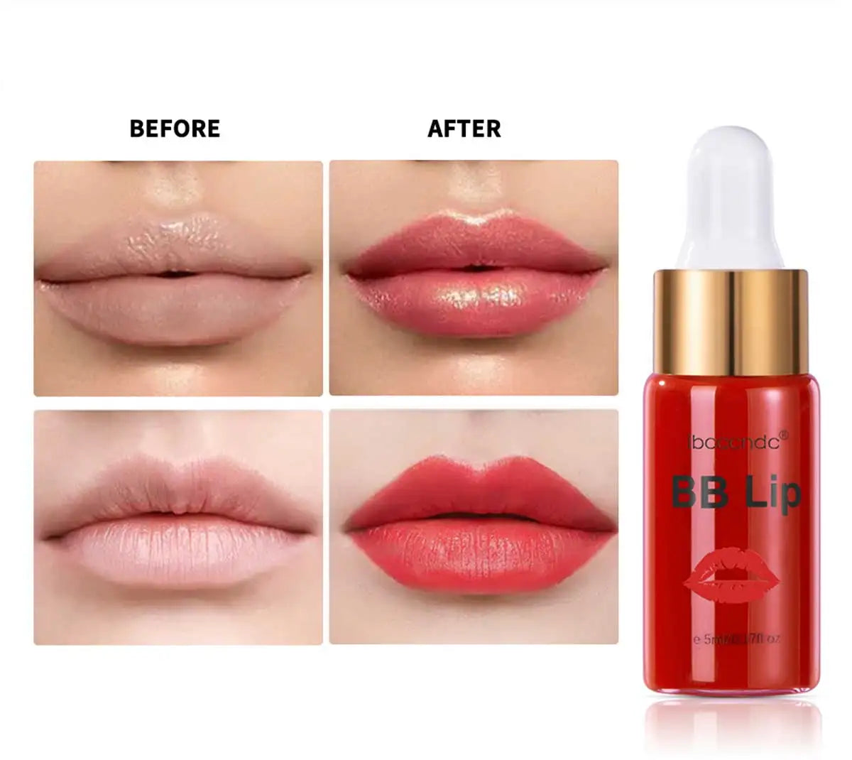 BB Lips Ampoule Serum Starter Set Semi-Permanent BB Lip Gloss Tinted Pigment Lasting Moisturizing For Lip Care Korea Glow