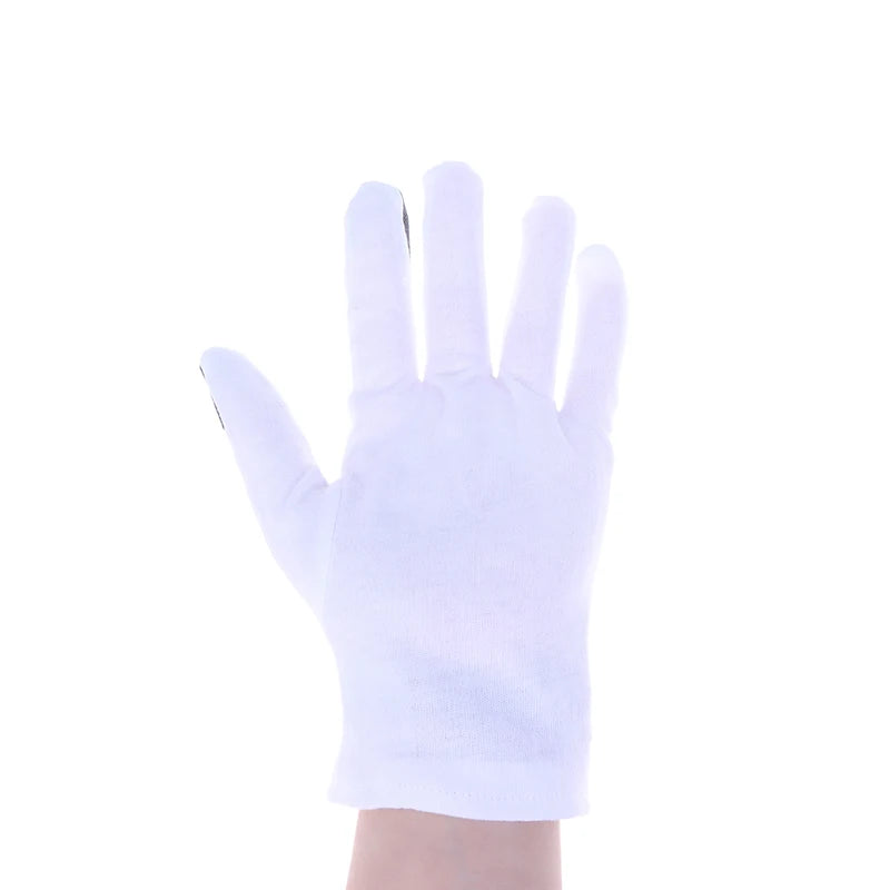 Soft Cotton Moisturizing Gloves For Dry Cracked Hands Bedtime Spa Treatment Lotion Locking Exfoliating