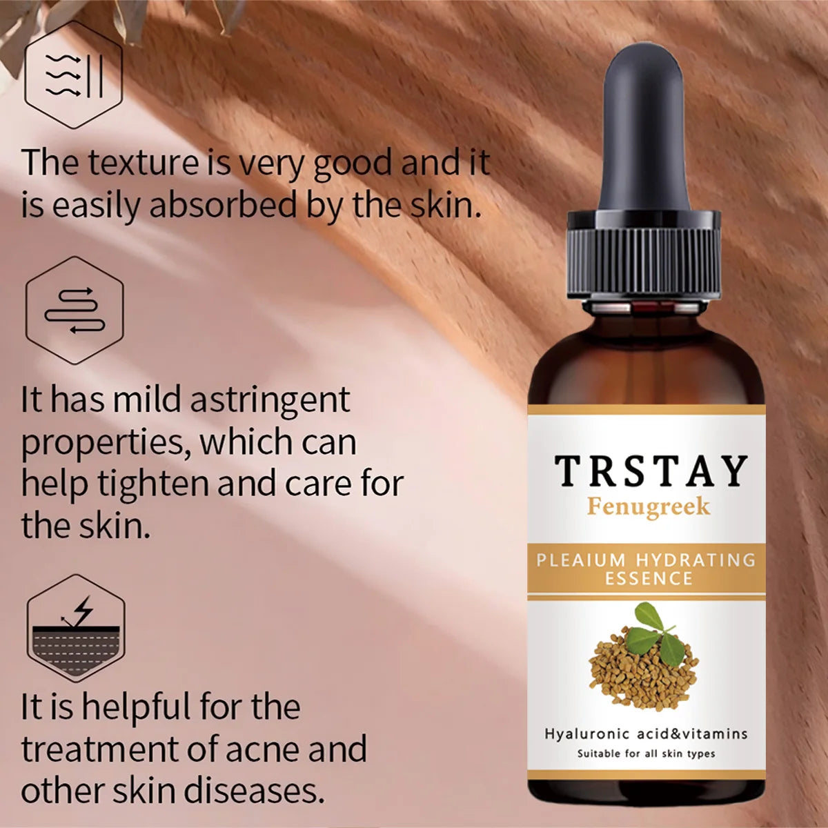 TRSTAY fenugreek 100% pure&natural hip enriching essential oil