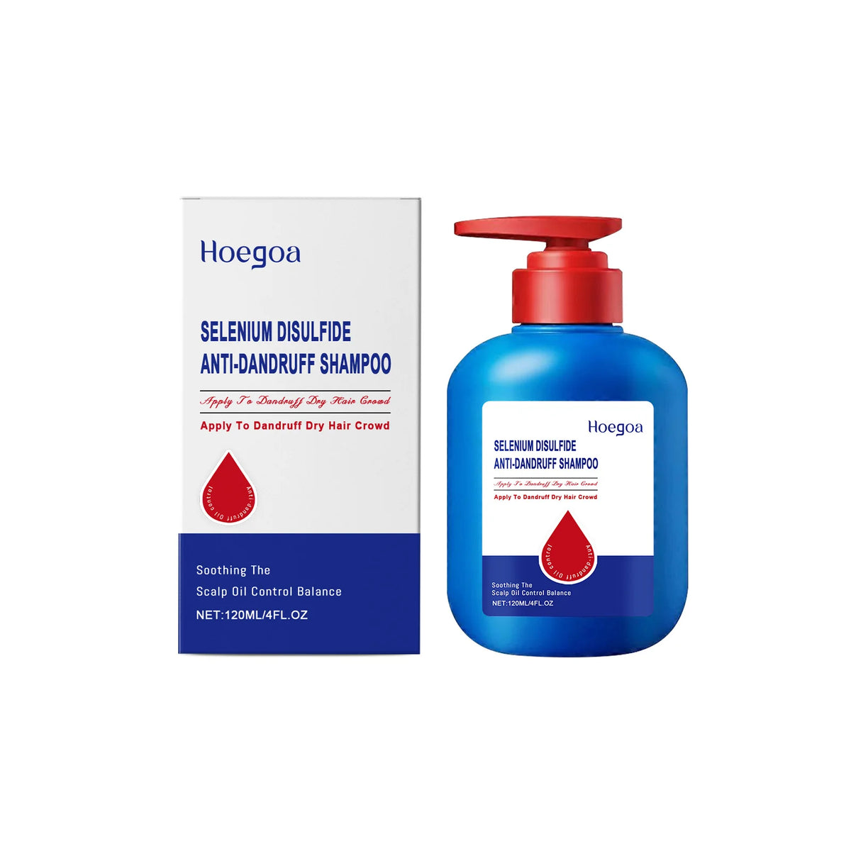 120ml Selenium Sulfide Shampoo Deep Cleansing Remove Dandruff Itchy Balance Oil Nourishing Restoration Hair Color Shampoo