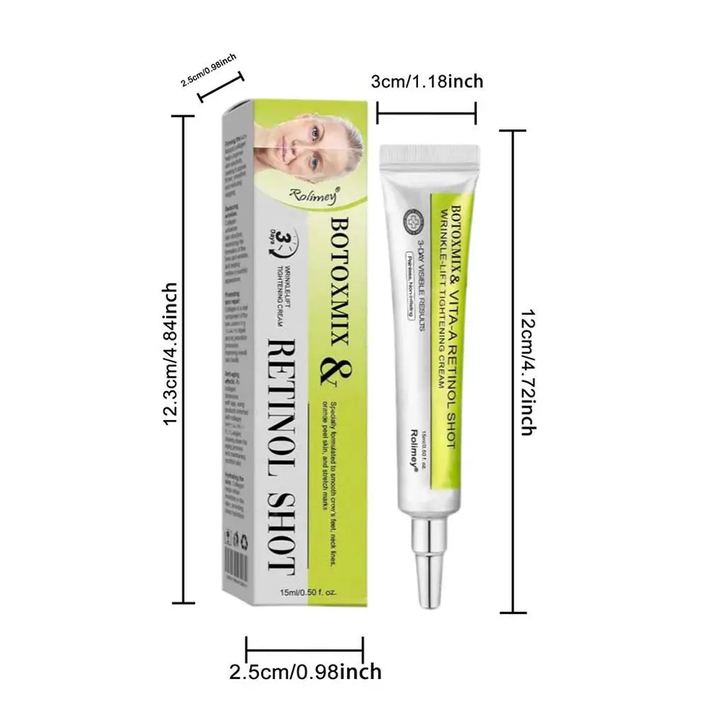 Retinal Shot Tightening Booster Cream - Firming Brightening Hydrating Night Cream For Dry Sensitive Skin Winter Daily Skin Care