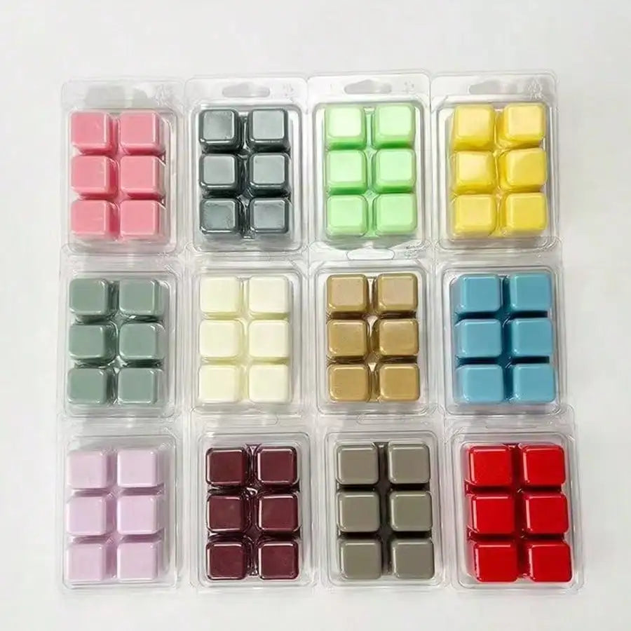 Scented Wax Melts Set, 8 Assorted Scents (Lavender/Vanilla/Rose), Natural Soy Wax Candle Wax Tarts for Home Fragrance & Relaxati