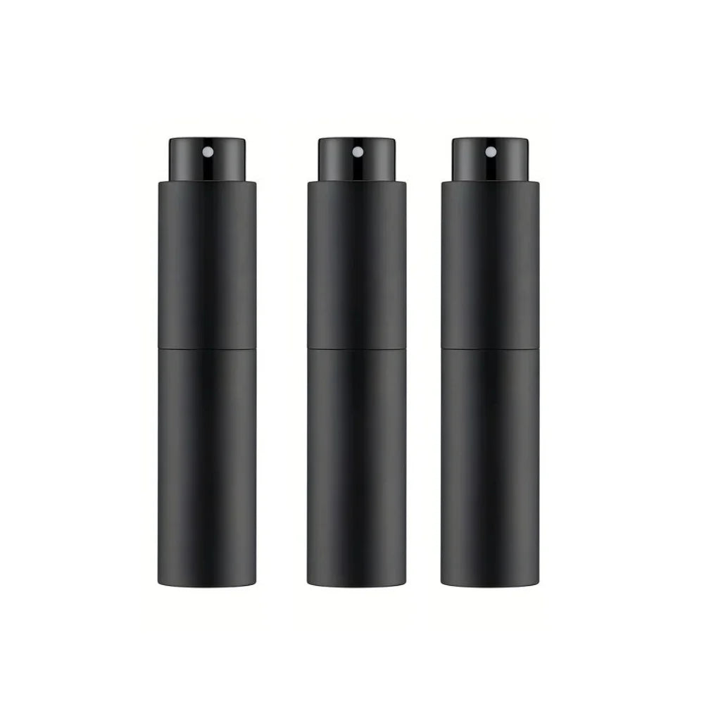 10ml Travel Perfume Sprayer Refillable Empty Dispenser Bottle Mini Cologne Atomizer Black Portable Cosmetics Container