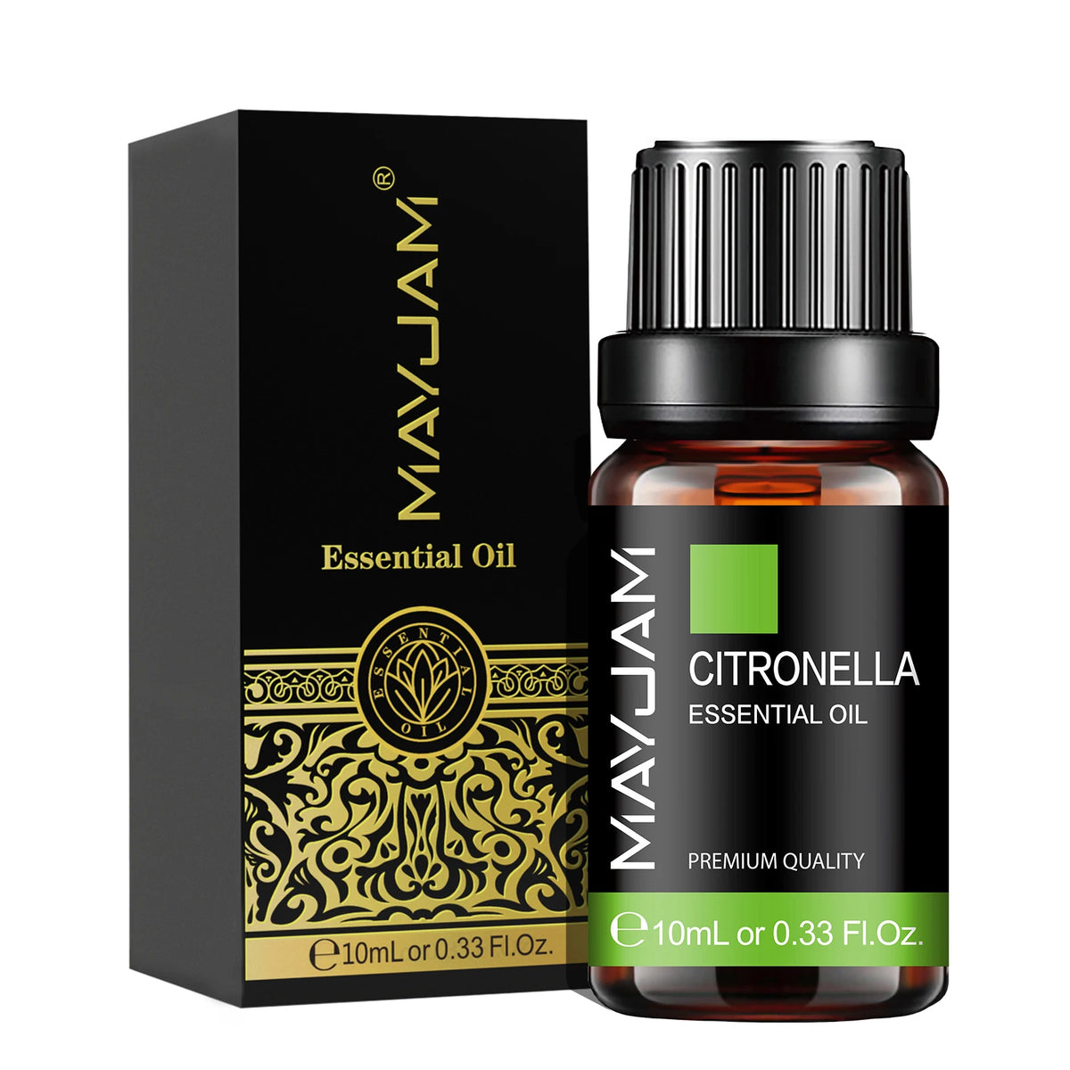 MAYJAM 10ML Essential Oil Lavender Jasmine Eucalyptus Vanilla Sandalwood Bergamot Rosemary Citronella Cinnamon Fragrance Oil