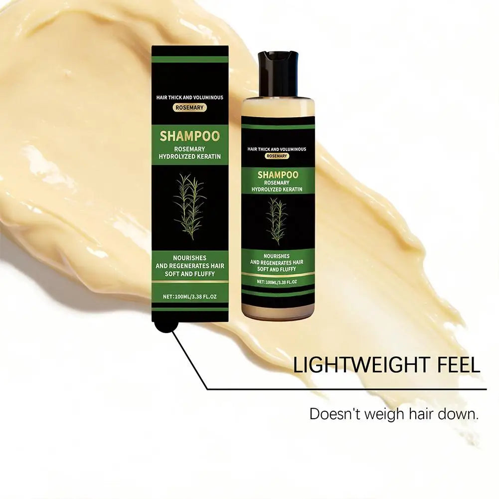Rosemary Shampoo for Women & Men-Natural Thickening & Strengthening Shampoo with Hydrolyzed Keratin for Thinning Hair Anti Loss