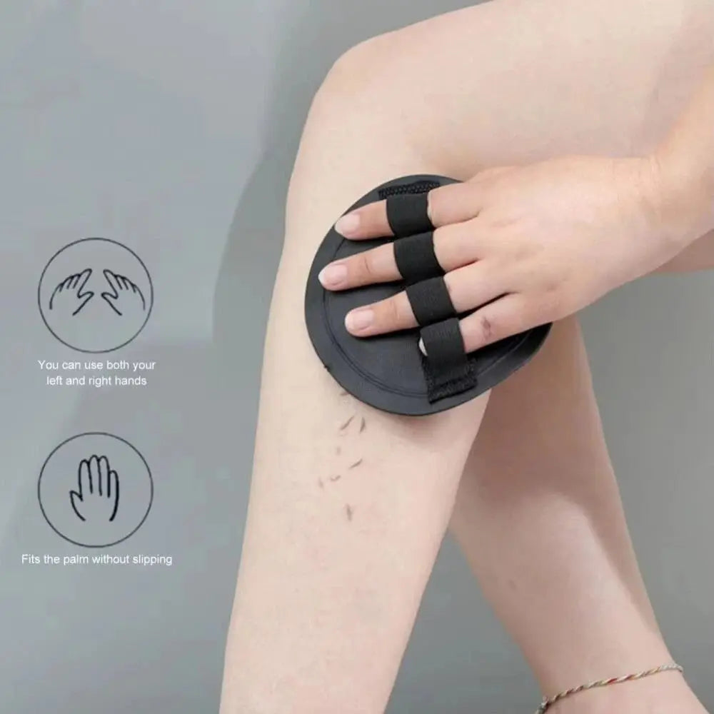 New Round Bath Gloves Rubber Strong Exfoliating Brush Wear-resistant Labor-saving Exfoliating Bath Towel Household