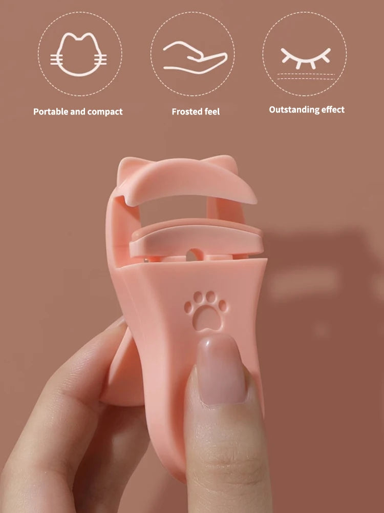 Eyelash Clip Cat Claw Eyelash Clip 1 Set Of Portable Cute Eyelash Clip Tool With Additional Silicone Pad Precision Eyelash Clip