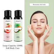 120ML Peach/ Coconut Body Lotion Spray - Light Fragrance Moisturizing Nourishing Body Skin Care