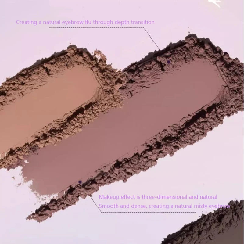 Flower Knows Midsummer Fairytales Eyebrow Powder 3 Color Eyebrow Palette Beauty Contour Eyebrow Pencil Professional Eye Makeup