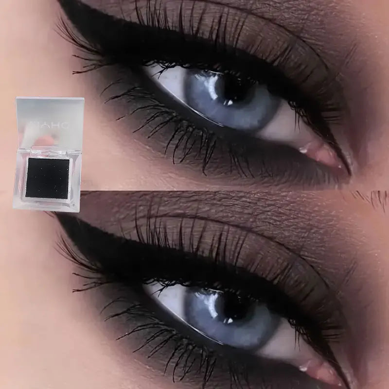 1Pcs Monochrome Matte Highlight Smoked Eye Shadow Plate Powder Is Delicate and Durable, Naturally Brightening Dopamine Eye Shado