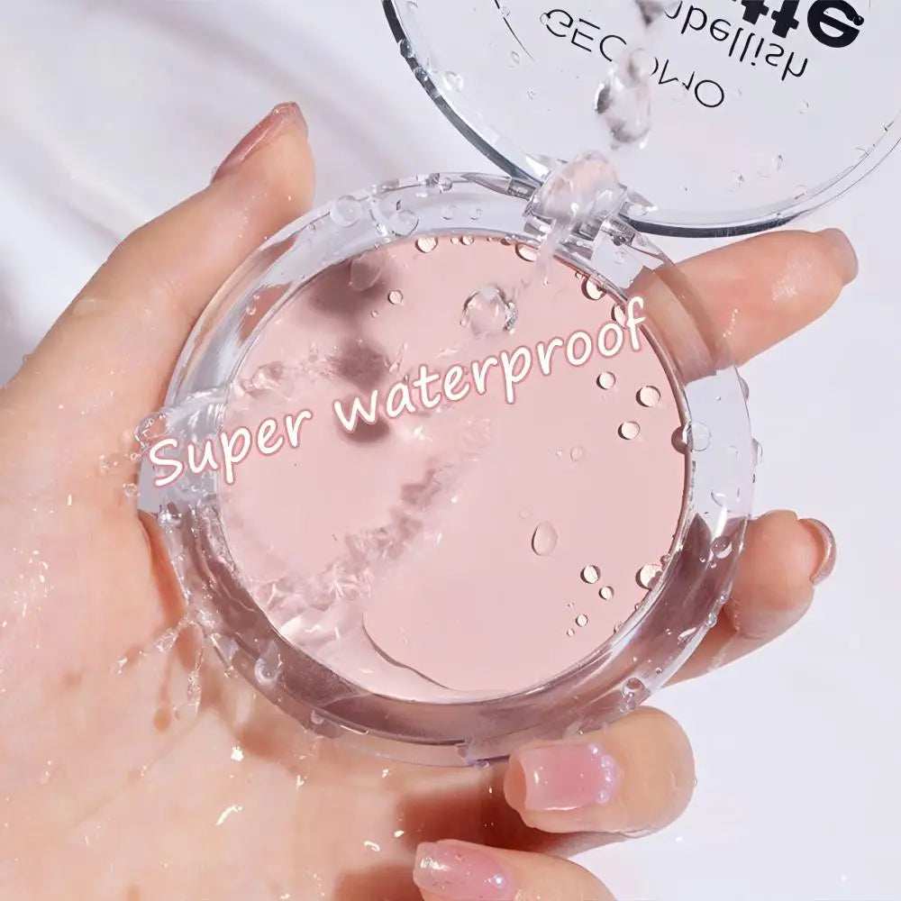GECOMO Mattifying Compact Powder 12H Long Last Oil Control Silky Matt Makeup Setting Powder Translucent For All Skin Tones