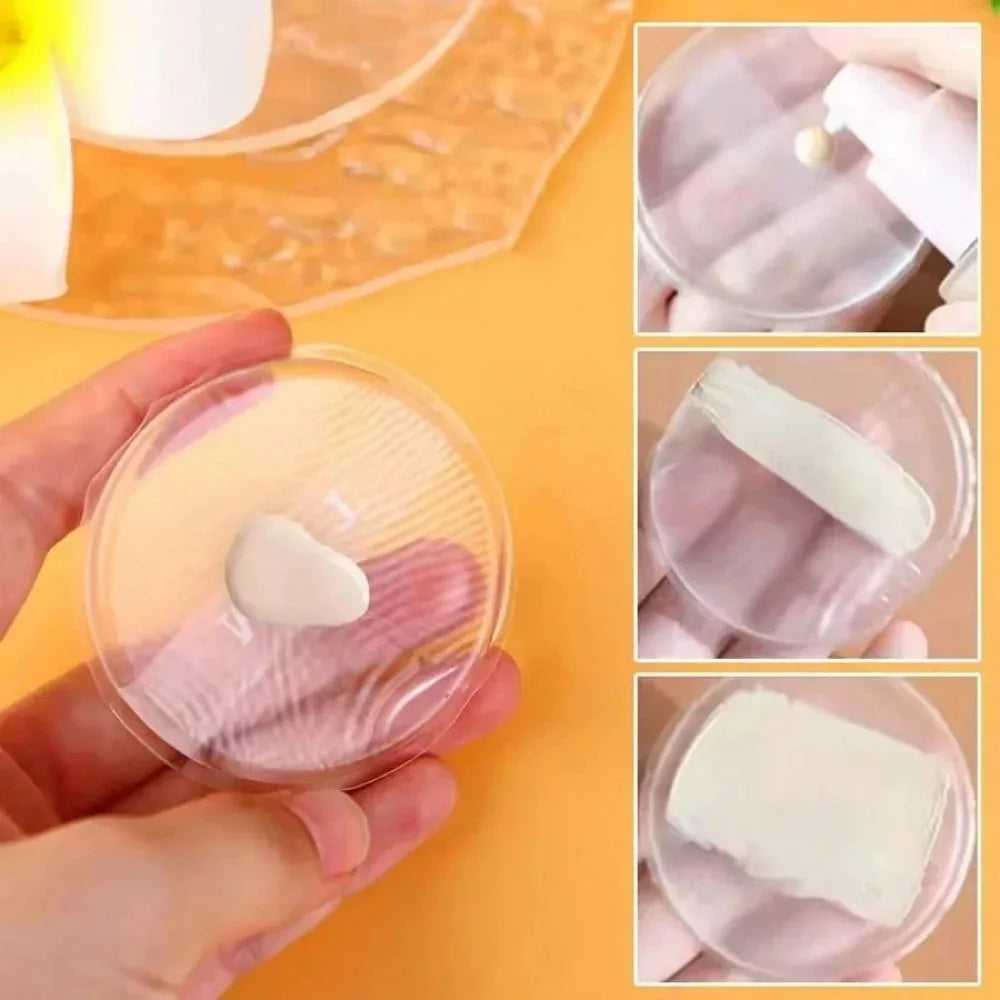 1/2Pcs Silicone Makeup Sponge Foundation Sponge 2026 Water-Based Crystal Jelly BB Cushion Puff