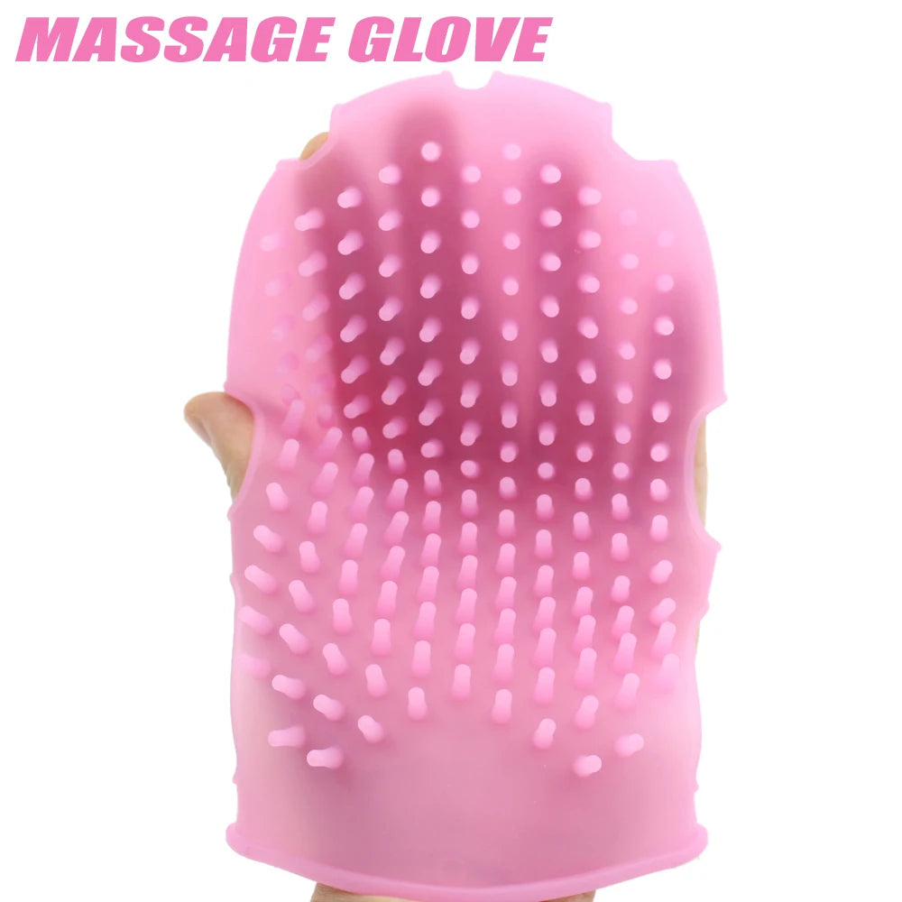 Silicone Bathing Gloves Body Brush Massage Tool Exfoliating Shower Skin Care R Om Color Children Bath Glove Gentle Comfortable