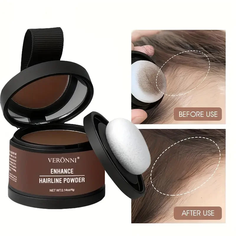 VERONNI Hairline Line Shadow Contouring Powder-Hair Repairing and Shadow Filling Powder Forehead Hairline Replacement Makeup