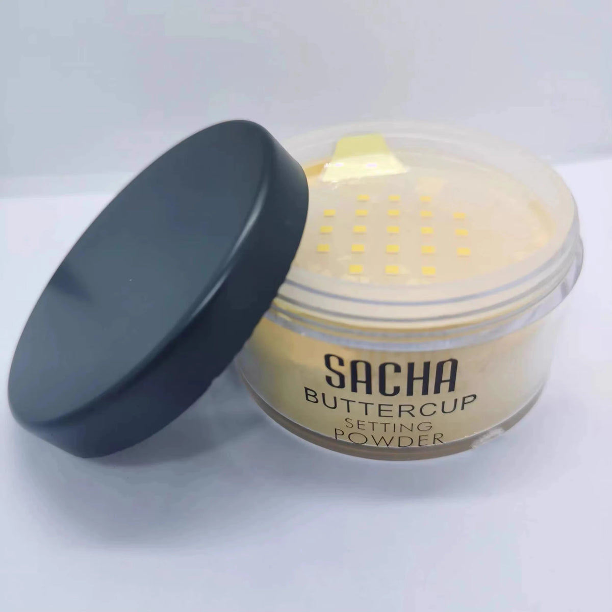 Sacha Buttercup Setting Powder Translucent Face Powder to Set Makeup Foundation or Concealer Finish Loose Powder Foundation