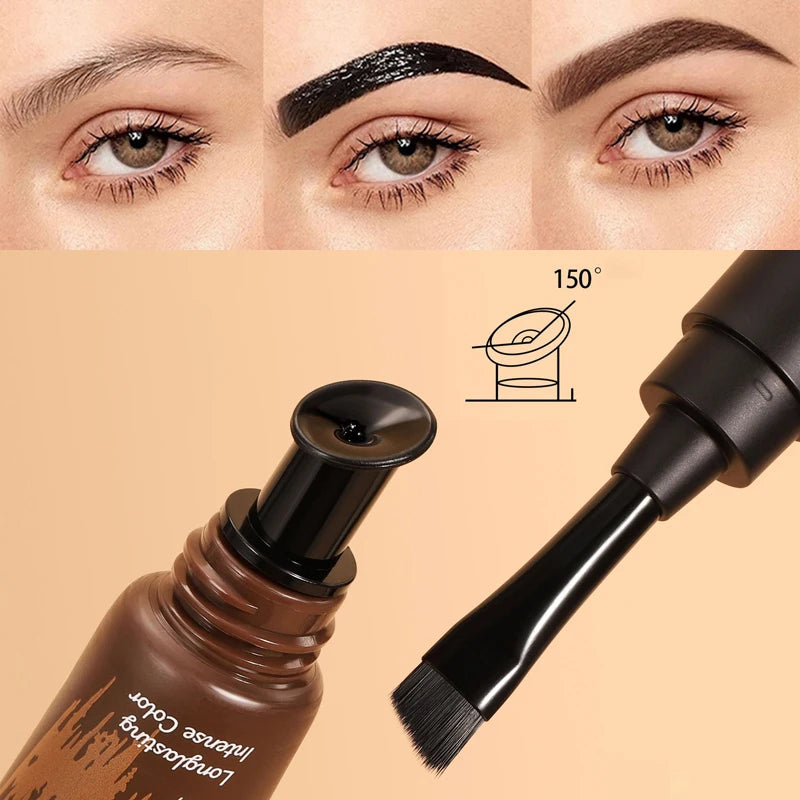 5 Colors Peel Off Eyebrow Gel Semi Permanent Brow Tint Waterproof Lasting Tattoo Peel Off Eyebrow Gel Tint Natural Brows Makeup