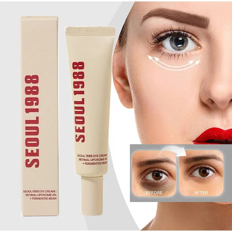 Korean 1988 Retinol Face Care Serum,Black Ginseng Niacinamide Vitamin C Moisturizing Firming Ampoule,Anti Aging Wrinkle Skincare
