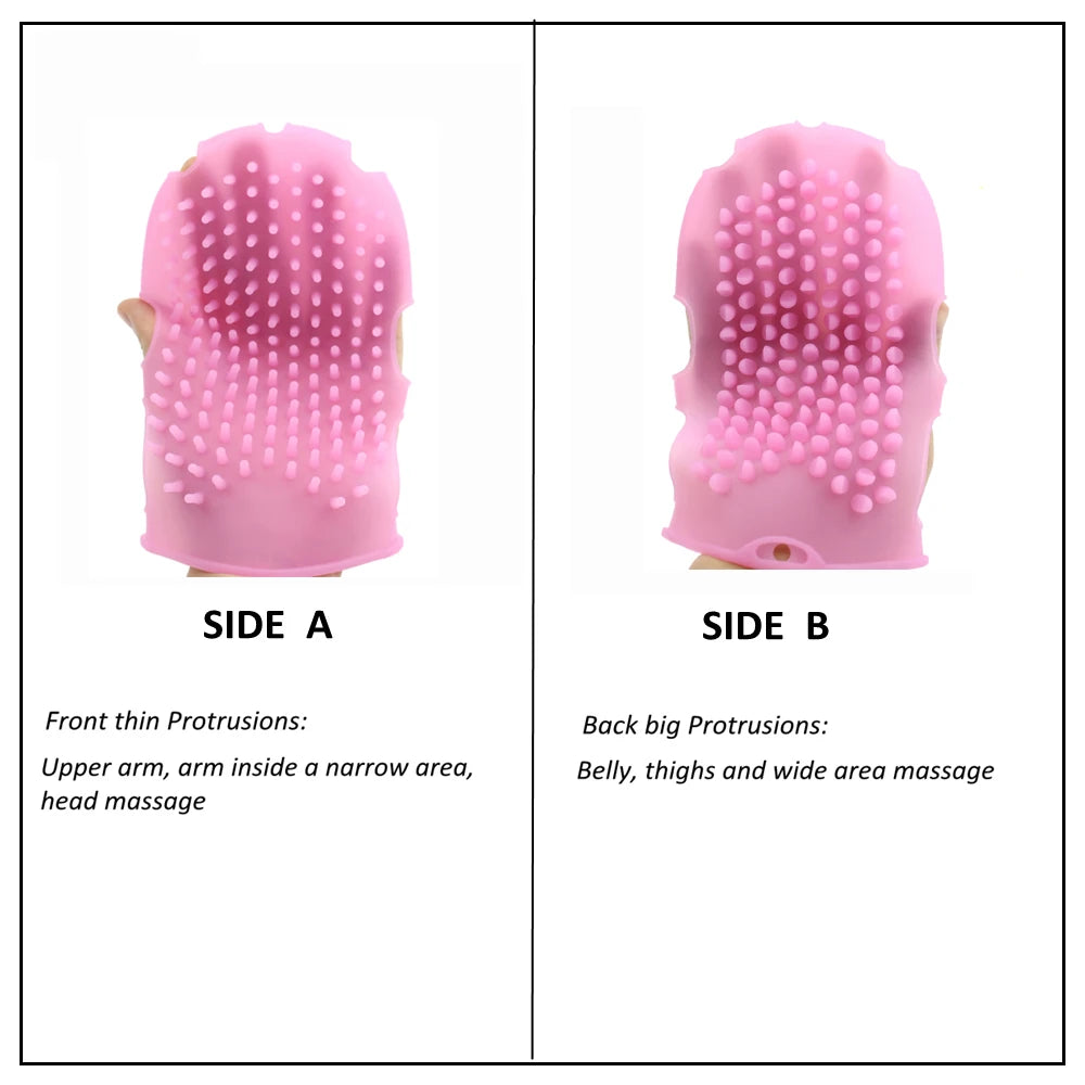 Silicone Bathing Gloves Body Brush Massage Tool Exfoliating Shower Skin Care R Om Color Children Bath Glove Gentle Comfortable