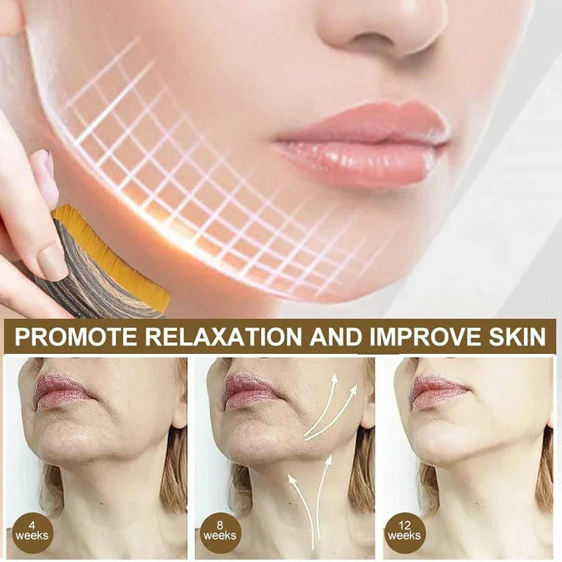 1/2 Pcs Lymphatic Contour Face Brush Dry Brushing Drainage Massager Gentle Exfoliation Chin Jawline Sculpting Skin Tightening