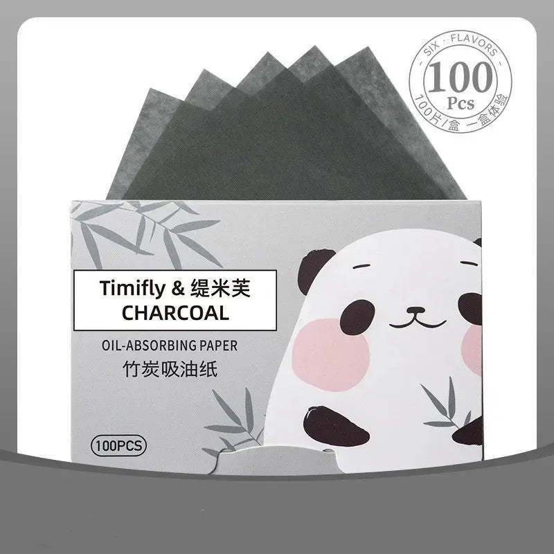 100Pcs/box Face Oil Protable Blotting Paper Matting Face Wipes Face Cleanser Oil Control Oil-absorbing Facial Towel Tools