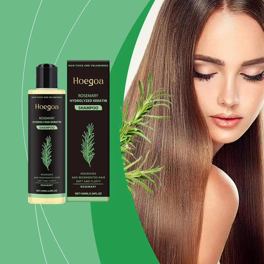 Natural Rosemary Hair Shampoo 100ML Reduce Hair Loss Clean Dandruff Nourish Moisturize Scalp Hair Care Product 1pc
