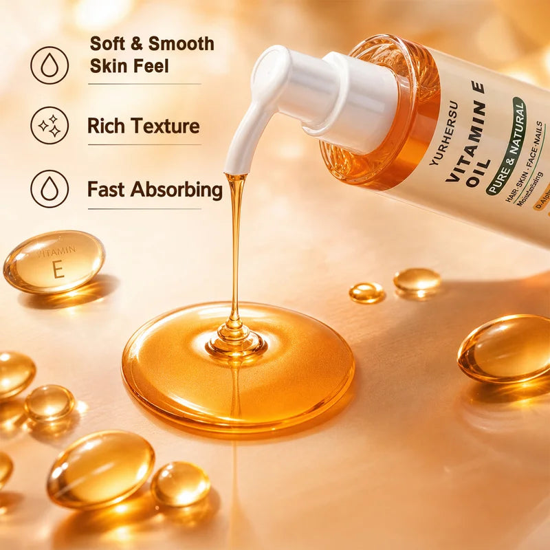 Vitamin E shower oil，Hydrating Body Oil with Vitamin E，Daily Hydrating Bath Care for Soft and Smooth Skin