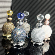 15ml Perfume Decanter Bottle,Luxuriou Perfume Bottle with Sparkling Rhinestone Decoration,Dropper Essential Oil Dispenser Bottle