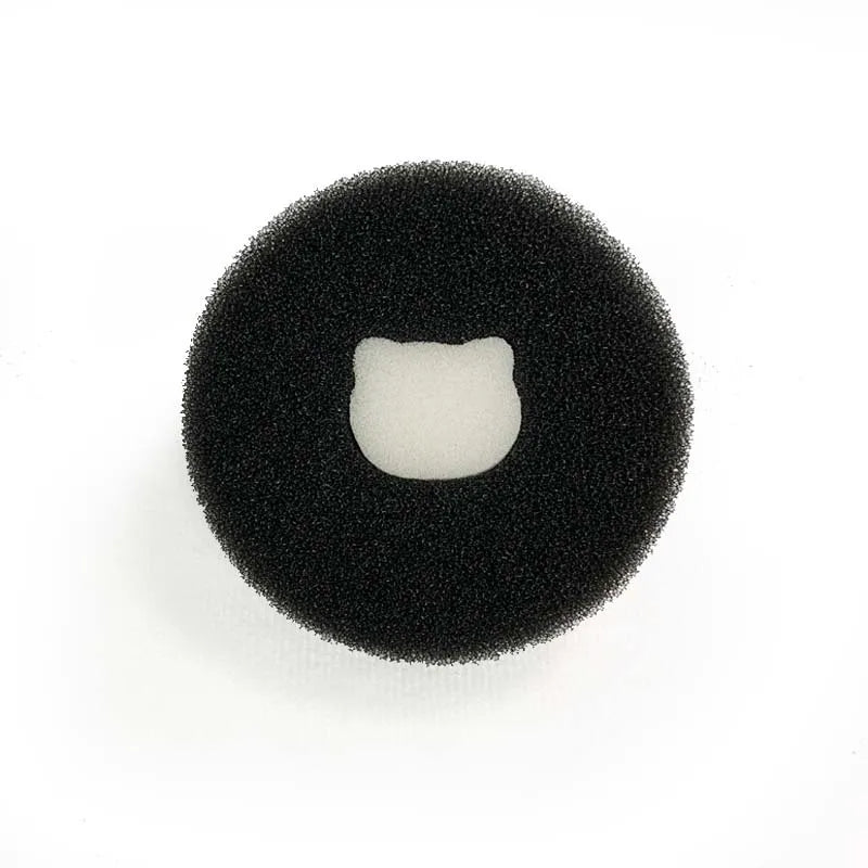 Makeup Brush Cleaner Sponge Cosmetic Brush Dry Wash Box Eyeshadow Color Powder Removal Activated Carbon Sponge Cleaning Case
