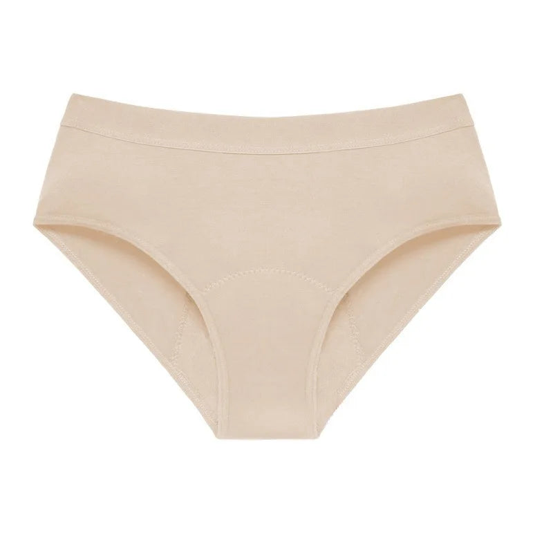 4-Layer Absorbent Leakproof Menstrual Panties For Women Period Heavy Flow Physiological Pants Plus Size Cotton Postpartum Briefs