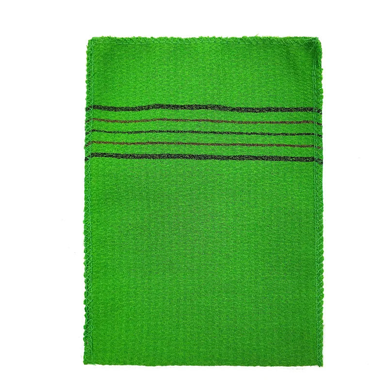 1PC Exfoliating Bath Pad Towel Korean Asian Exfoliating Bath Washcloth Body Scrub Shower Double Sided Exfoliating Cloth Gloves