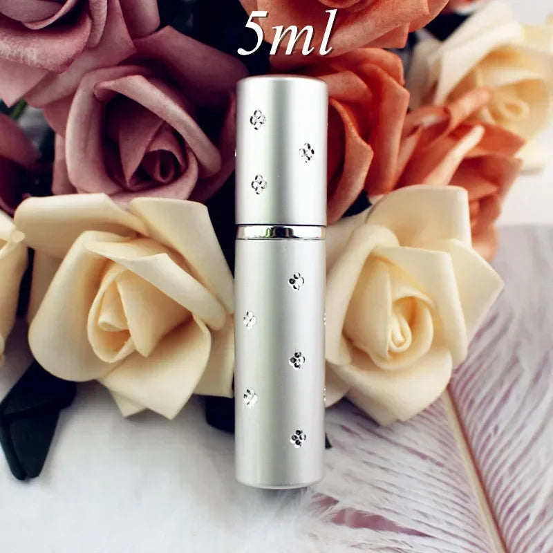 1PC 5ml Small Portable Perfume Bottle 10ml Empty Perfume Atomizer Metal Spray Pump Bottles