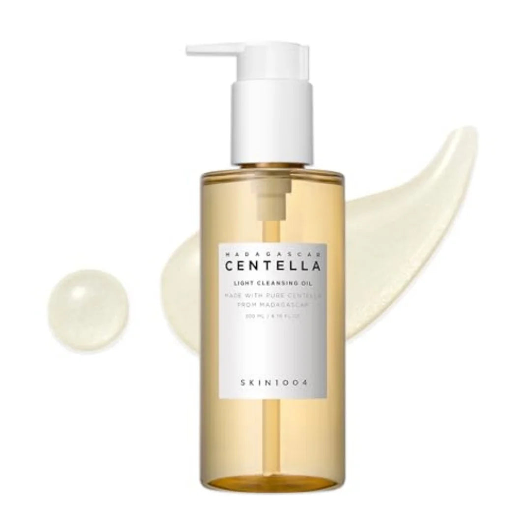 SKIN1004 Madagascar Centella Light Cleansing Oil Korean Facial Cleanser Gentle NO Irritating Double Cleansing Oil Makeup Remover