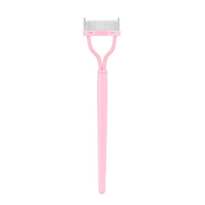 1Pc Metal Eyelash Curler Lash Separator Eyelash Brush Comb Mascara Curl Beauty Makeup Lash Separator Cosmetic Tool New Wholesale